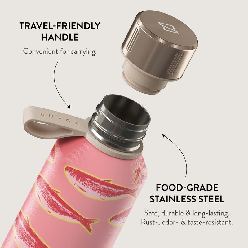 Burga Water Bottle. Keep Your Drinks At The Perfect Temperature And Your Style Impeccable, Whether At The Gym, Office, Or Outdoors (Gourmet) (500 Ml) - Image 3